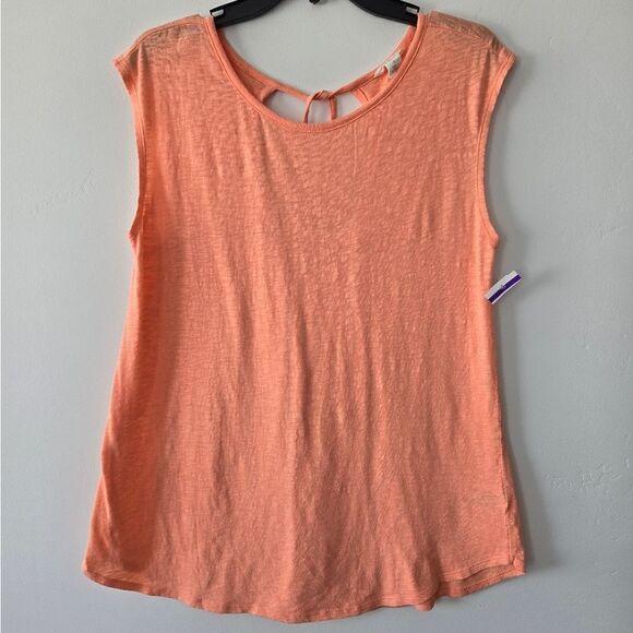 Caslon Tops - Caslon Tie Keyhole Sleeveless Top NWOT